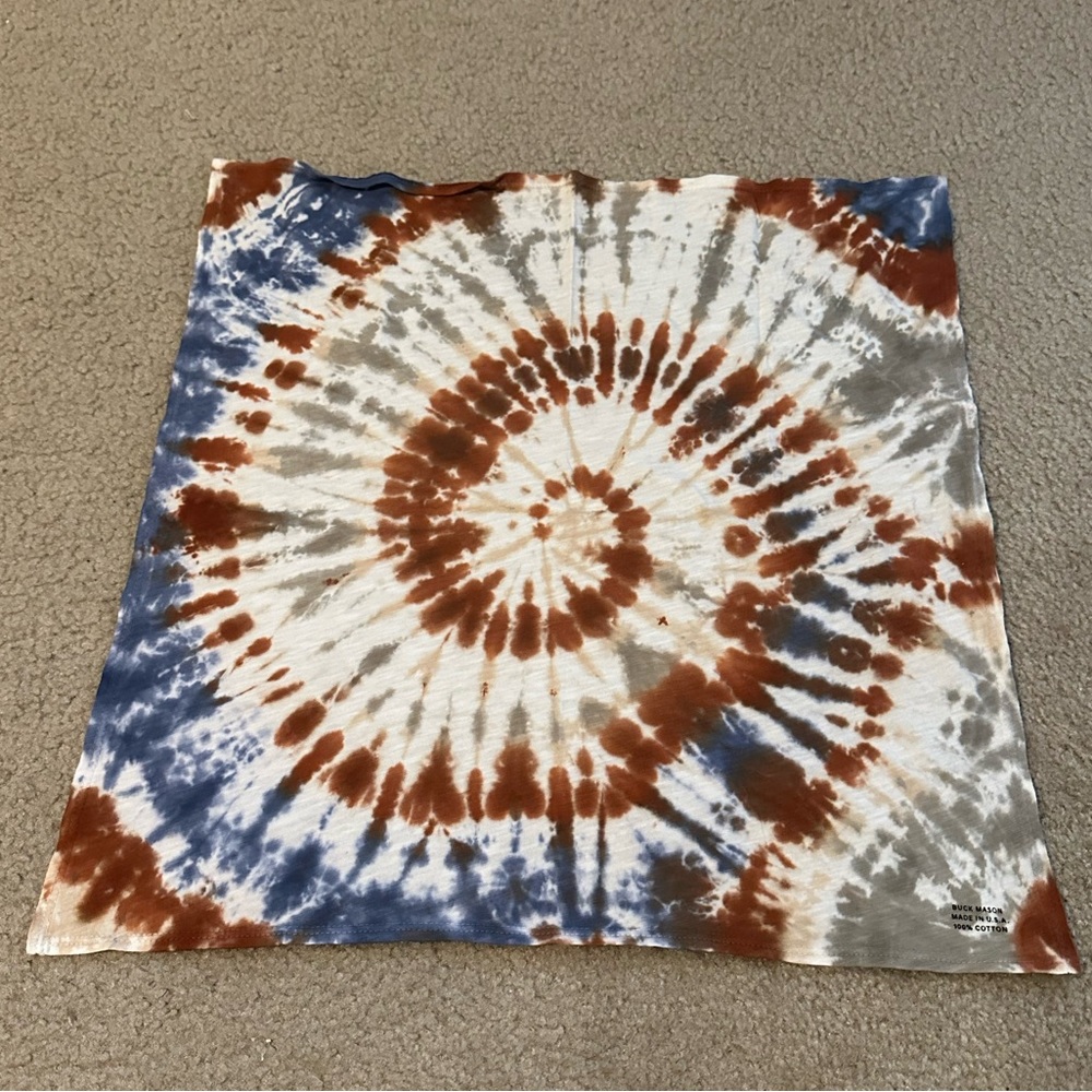 Buck Mason Slub Cotton Tie Dye Bandana